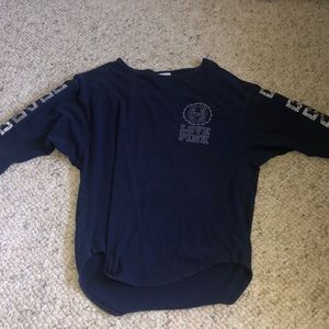 PINK blue tee